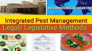 Entomology IPM  Legislative Methods of pest control for agri diploma AGRICET for agri bsc [upl. by Aneehsyt298]