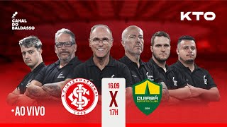 AO VIVO SUPER JORNADA KTO INTERNACIONAL X CUIABÁ  CAMPEONATO BRASILEIRO  205 [upl. by Pelagias]