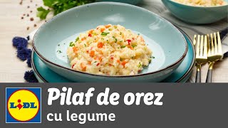 Pilaf de orez cu legume • reteta Bucataria Lidl [upl. by Packer]