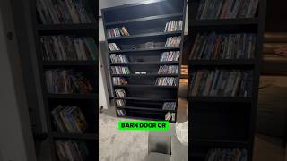 Barn Door Physical Media Storage diy build media [upl. by Olimpia]