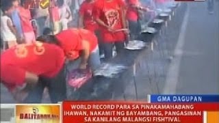 World record para sa pinakamahabang ihawan nakamit ng bayambang pangasinan [upl. by Ratna]