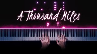 Vanessa Carlton  A Thousand Miles  Piano Cover with Strings with Lyrics amp PIANO SHEET [upl. by Eornom]