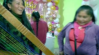 ✓ CUMPLEAÑOS DE VICTORIA AYQUIPA ♪♫ ► ARPA Y VIOLIN ◄ CARNAVAL EN VIVO [upl. by Jonina]