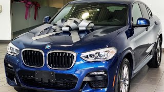 2021 BMW X4 xDrive40i in Phytonic Blue Metallic Exterior with M Sport Package [upl. by Adohr]