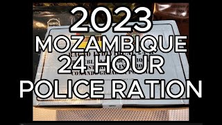 FIRST AFRICAN RATION REVIEW ON YOUE TUBE 24 HR MOZAMBIQUE POLICE RATION [upl. by Rutra]