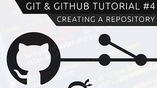 Git amp GitHub Tutorial for Beginners 4  Creating a Repository [upl. by Smaoht]