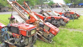 Traktor Mania Jogjakarta Walking Tractor Community รถไถนาเดินตาม Двухколесный трактор [upl. by Ahtelra]