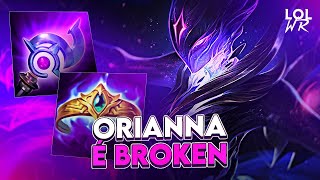 ORIANNA COM ESSA BUILD É FENOMENAL DANO E IMORTAL  LoL Wild Rift [upl. by Nayrb]