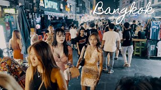 Bangkok Thailand Nightlife 2024 🇹🇭 Khao San Road 4k Walking Tour  CRAZY PARTY STREET [upl. by Itoyj997]