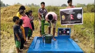 NMDFoundation sukuyu​ 2039 water​cleanwater​ waterwell​ Nepal [upl. by Neeleuqcaj]