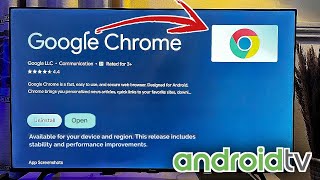 Android TV How to Install Google Chrome Browser [upl. by Jarrod463]