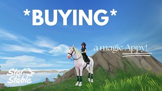 Star Stable Online Buying the MAGICAL appy 🐴 [upl. by Rehposirhc489]