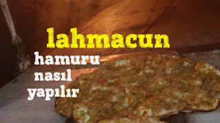 Lahmacun hamuru nasıl yapılır lahmacun hamuru nasıl hazırlanır ustasından lahmacun hamuru tarifi [upl. by Snider]