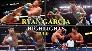 Ryan Garcia 230 All Knockouts amp Highlights [upl. by Tremaine]