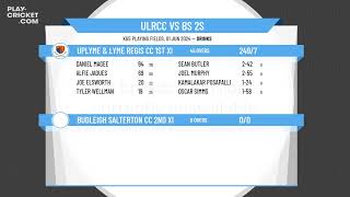 Uplyme amp Lyme Regis CC 1st XI v Budleigh Salterton CC 2nd XI [upl. by Loresz]