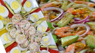 SALADE DAVOCAT AUX CREVETTES [upl. by Kciderf]