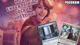 MOST ENTERTAINING Deck in History  Nadu Combo  Modern Challenge  MTGO [upl. by Annaoj]