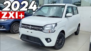 WAGON R 2024 ZXI PLUS TOP MODEL ₹81 Lakh ❤️ MARUTI SUZUKI WAGONR ZXI PLUS 2024 WHITE COLOUR 🔥 [upl. by Anilad]