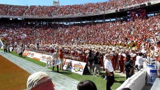 2010 Red River Rivalry  Texas Fight Song performed by the Longhorn Marching Band [upl. by Natek308]