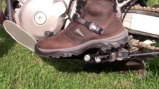 Suzuki DR650  Drop Mounts for Foot Pegs [upl. by Ajile]