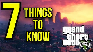 7 Things to Know Before Playing the GTA 5 Story Mode 2021 [upl. by Ahsille]