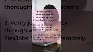 Tips to get legit online jobs freelancer remoteworkfromhome onlinejobs remoteworkplace viral [upl. by Atnovart]