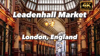 Walk to Leadenhall Market  London England  Walkthrough [upl. by Carmena]