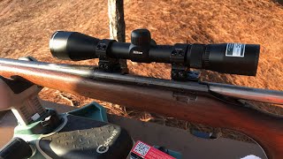 100 Nikon Buckmasters II 39x40 With BDC  Remington 721 3006 Springfield [upl. by Manup]