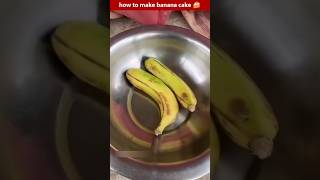 How to make banana cake 🍰 shorts [upl. by Adolpho]