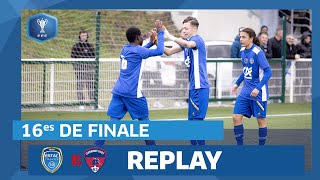 16es I ESTAC Troyes  Clermont Foot 63 en replay I Coupe GambardellaCrédit Agricole 2324 [upl. by Nive]