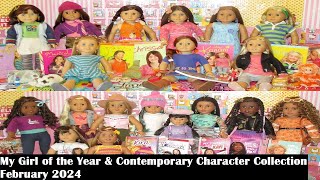 My Girl of the Year amp Contemporary Character Collection February 2024 [upl. by Ciro]