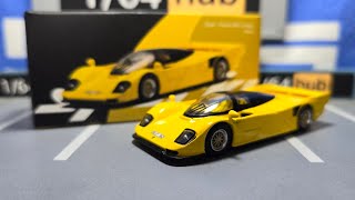 Sparky x Tiny 164 Porsche Dauer 962 Le Mans  Yellow [upl. by Darrelle318]