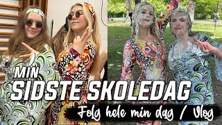 ❤️SIDSTE SKOLEDAG I 9 KLASSE ❤️ Vlog  følg hele min dag 💘 [upl. by Jesselyn]