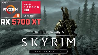 Skyrim Special Edition  RX 5700 XT  Ryzen 5 5600G  2160p Ultra Settings [upl. by Aisiram849]