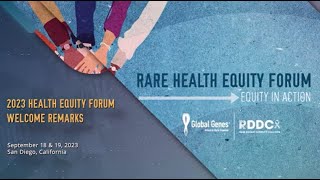 Health Equity Forum 2023 Welcome Remarks [upl. by Eugaet]