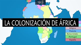 La colonización de África  Historia y resumen en mapas [upl. by Orna]