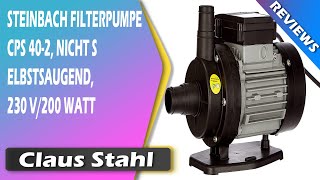 Steinbach Filterpumpe CPS 402 nicht selbstsaugend 230 V200 Watt [upl. by Swan]