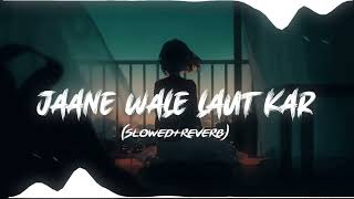 LofiJane Wale Laut Kar Aaya Kyon NahiB Praak Heart brokenSlowed and Reverb Alone lofi Hindi Song [upl. by Gredel750]