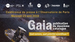 Annonce de la publication du deuxième catalogue Gaia [upl. by Llednor]