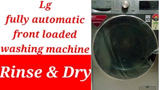 How to Rinse and Dry clothes in LG Machine [upl. by Nathalie]