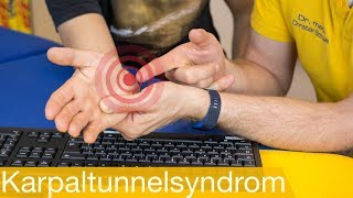 Karpaltunnelsyndrom 💻 Test  Behandlung  Alternativen zur Operation [upl. by Nalrah]