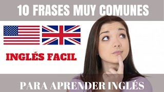 10 Frases en ingles muy comunes y fáciles [upl. by Sheila]