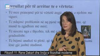 Filozofi 11  Rene Dekart dhe lindja e filozofisë moderne [upl. by Drahsir]