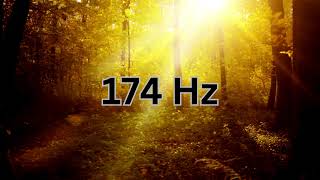 174 Hz  Pure Tone Solfeggio Frequency  Pain Relief  10 Minutes [upl. by Abra]