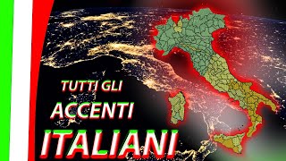 TUTTI gli ACCENTI ITALIANI per ogni PROVINCIA [upl. by Enidlarej]