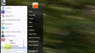 How to Open the Start Menu Folder in Windows 7 [upl. by Kauffmann]