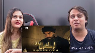 Ertugrul Ghazi Urdu  Episode 34 Season 5 [upl. by Nairod]