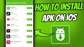 How to Install APK Files on iOS iPhone  Get Android Apps on iOS [upl. by Nations]