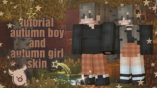 Tutorial  Autumn Skin  Pixel Gun 3D 🍁 [upl. by Aratihc596]