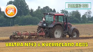 Ploughing 2020  Valtra N143 amp Kverneland AB85 4 furrow conventional plough [upl. by Imogene]